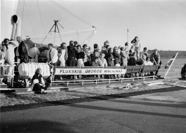 The Flux Ship George Maciunas (Photo: Berit Dahl, 1985)
