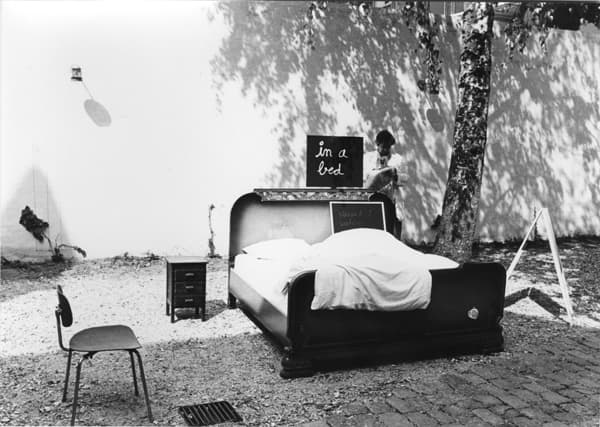 In a bed (Photo: Torben Thesander, 1985)
