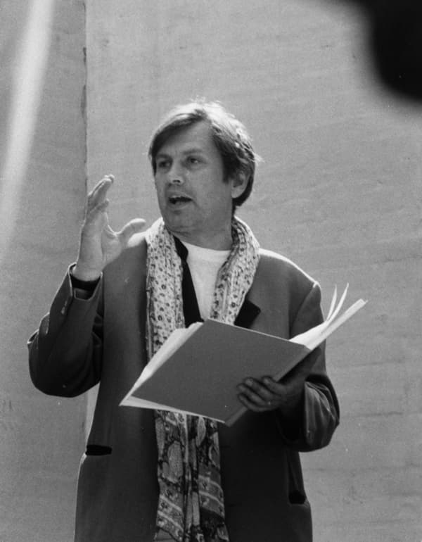 Ben Vautier (Photo: Jesper Saietz, 1985)
