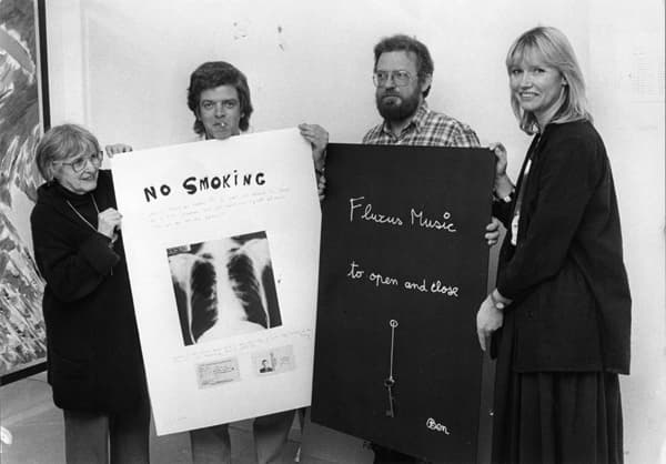 Valborg Nørby, Eric Andersen, Bent Petersen and Marianne Bech (Photo: Erling J. Pedersen, 1985)
