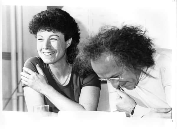 Ann Noël & Philip Corner (Photo: Karsten Weirup, 1985)
