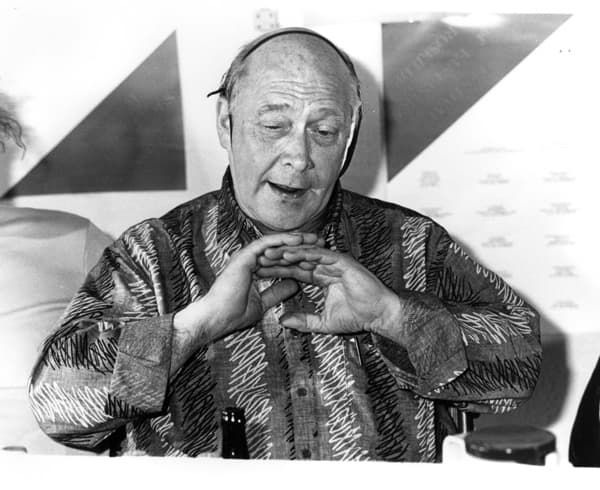 Emmett Williams (Photo: Karsten Weirup, 1985)
